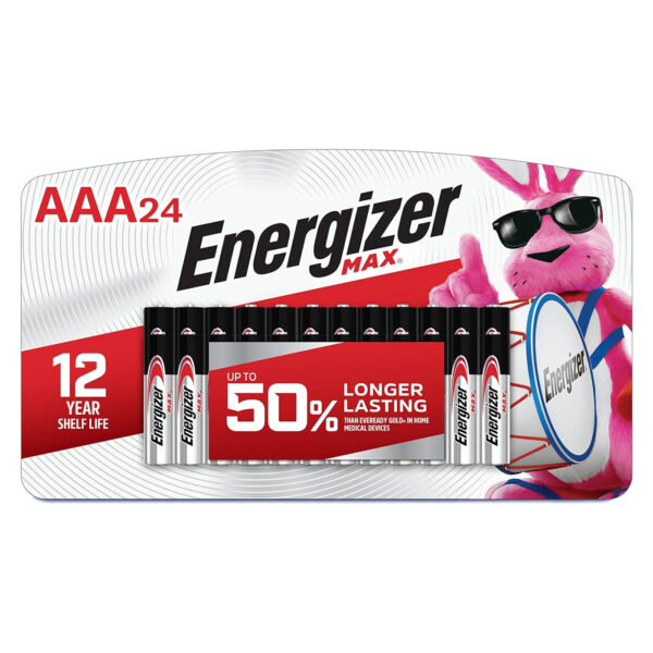 Energizer AAA Batteries, Max Alkaline - 24 Count