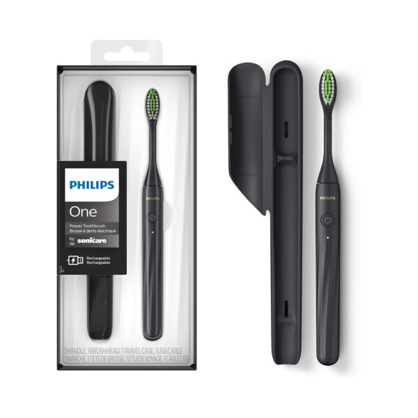 Philips Sonicare One by Sonicare Rechargeable Toothbrush, Shadow, HY1200/26