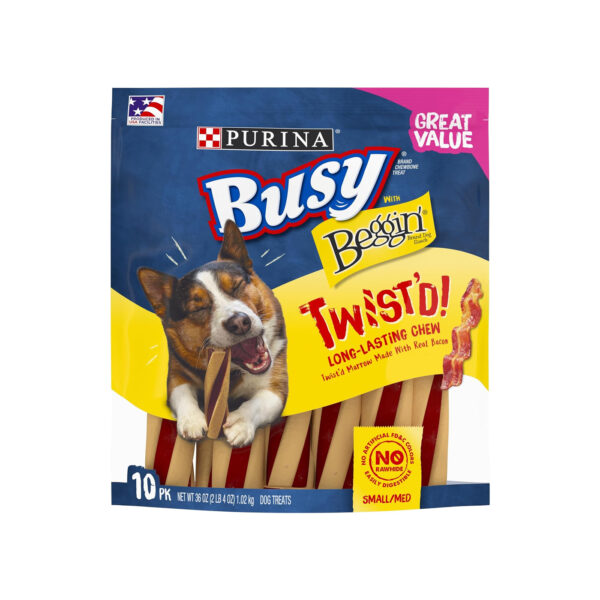 Purina Busy With Beggin' Made in USA Facilities Small/Medium Breed Dog Treats